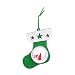 Produktbild MingXiao Weihnachtsbaum-hängende Ball-Socken Schneeflocke-Geschenk-Partei-Weihnachtsanhänger-Verzierung