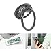 Produktbild TopACE Magnetisch Finger Halterung 360 Grad Rotation Universalle Finger Griff Ring Ständer Aufkleber für iPhone, Samsung, Huawei, Asus, HTC und alle Smartphones (Schwarz)