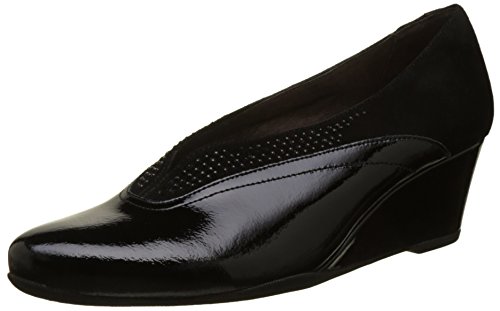 Stonefly Emily 5 Napl/g Suede, Zapatos con Plataforma para Mujer, Negro (Nero/Black), 37.5 EU