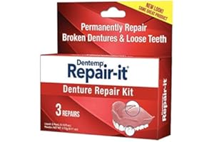 Majestic Drug Co., Inc. D.O.C. Repair-It Advanced Formula Denture Repair Kit 3 Ea Pack Of 4
