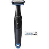 Philips 1000 Serisi Erkek V&uuml;cut Bakım Seti BG1024/15, Islak Kuru Tıraş Makinesi, Siyah Mavi