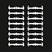 Produktbild 16 Pcs/Pack Fashion Bat Shape Elastic No Tie Silicone Shoelaces for Sneakers white