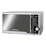 Capacidad 23 litros Orbegozo MIG 2341 CE-Microondas, 900 W, 23 l, 8 Niveles, 23 litros, Acero inoxidable