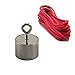 Produktbild Stainless Steel Neodymium Recovery / River Fishing Magnet with M5 Eyebolt & 10M Rope - 24kg Pull