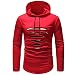 Produktbild Geili Herren Kapuzenpullover Hoodie Slim Fit Sweatjacke Kapuzenjacke mit Kapuze Reißverschluss Hohl Sweatshirt Männer Herbst Winter Oversize Pullover Kapuzenpulli Langarmshirt