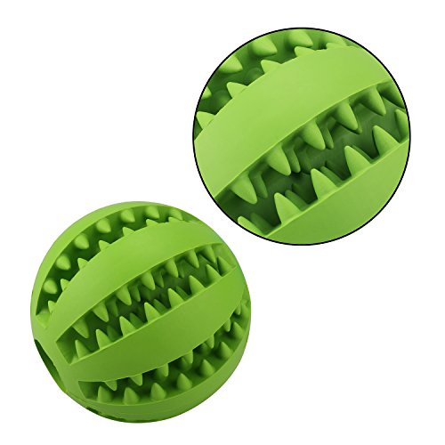 MixMart-Natural-Rubber-Dog-Toy-Balls-26in-with-Minty-Scent-2-Pack-Grass-GreenMint-Green