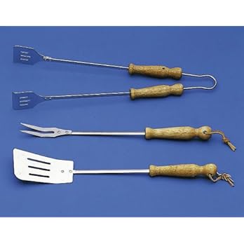 Landmann Grillbesteck Prestige Verchromt 3 Teilig