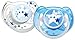 Avent Night Time Soother Twin Pack 6-18m (Blue Stars)