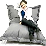 Sitzsack XXL Riesensitzsack 140 x 180 cm mit Füllung In & Outdoor Sitzsäcke Sessel Kissen Sofa Hocker Sitzkissen Bodenkissen (ca.180x140cm, Anthrazit) Sitzsack XXL Riesensitzsack 140 x 180 cm mit Füllung In & Outdoor Sitzsäcke Sessel Kissen Sofa Hocker Sitzkissen Bodenkissen (ca.180x140cm, Anthrazit)