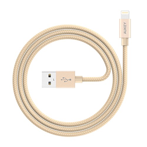 Aukey Apple MFi certificado CB-D16 Cable USB 8 Pin 1 2 m para iPhone 6 6s 6Plus 5S 5 5C iPod Touch 5 iPad Air iPad mini iPad 4 iPod nano7 Dorado reviews Aukey Apple MFi certificado CB-D16 Cable USB 8 Pin 1 2 m para iPhone 6 6s 6Plus 5S 5 5C iPod Touch 5 iPad Air iPad mini iPad 4 iPod nano7 Dorado