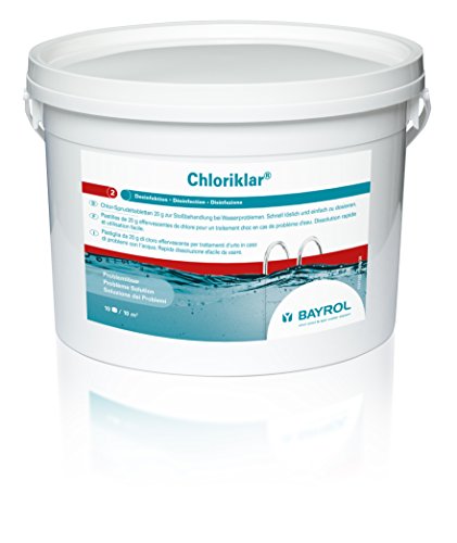 BAYROL Chloriklar - Schnell lösliche Chlortabletten 20g / Chlortabs 20g mit sehr hohem Aktivchlor Gehalt - organisch - 3 kg