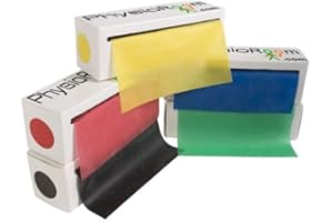 PhysioRoom Resistance Band 5.5m x 15cm - Elastic Exercise Band for Physical Therapy & Fitness Training, Pilates, Yoga & Rehab - Full Body, Glutes, Legs, Arms & Shoulders - Home Gym Workout Equipment