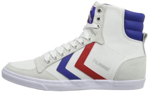 Hummel Sneaker Unisex Erwachsene – SLIMMER STADIL HIGH – Freizeitschuh div. Farben – Schuh hoch Leinen / Wildleder – Klassik Turnschuh Comfort Sohle - 5