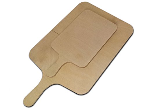 3er Set Flammkuchenbrett – formschön & praktisch Größe L - 2