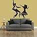 Produktbild Jive Dance Paar Wandaufkleber Latin Tänzer Tanzen Silhouette Wandtattoo Home Wohnzimmer Mode Dekor Poster   Kunstwand 110x110 cm