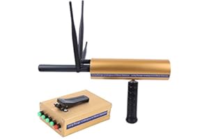 Tonysa Detector de Metales AKS, escáner de Tesoros de 100-240V 1400 Metros, localizador subterráneo de detectores de Metales para Oro/Plata/Cobre/Piedras Preciosas