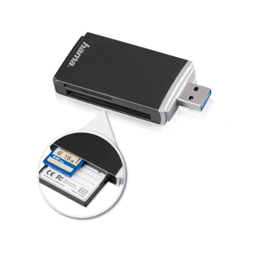Hama Kartenleser (SD/SDHC/SDXC, microSD/SDHC/SDXC, CompactFlash Typ I, USB 3.0), schwarz - 3