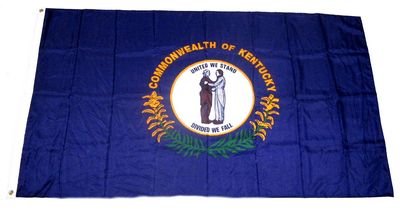 Preisvergleich Produktbild Flagge Fahne USA - Kentucky 90 x 150 cm FLAGGENMAE®