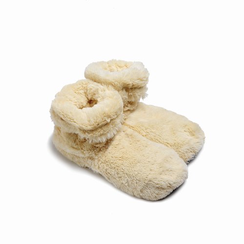 Intelex Hot Boots Calentadores para microondas, Color Crema