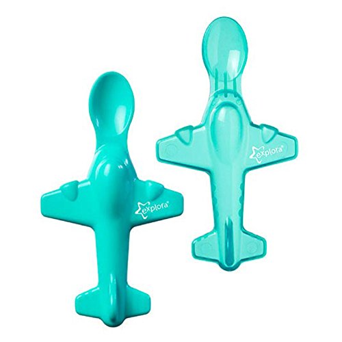Tommee Tippee Explora Aeroplane Spoon (BLUE)