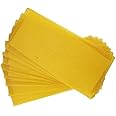 Helath Benefit 10 pcs Bee Honey Sheets Beeswax Honeycomb Sheets Wax Foundation Beekeeping Beeswax Sheet Bee Nest Foundation Wax Sheet Beehive Bed Hive Honey+Nest+Base (Yellow 10)