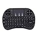 Produktbild Sguan-wu 2,4 GHz Mini-Hintergrundbeleuchtung Wireless Touchpad Tastatur Air Mouse für Laptop PC TV Box - Schwarze Tastatur (ohne Hintergrundbeleuchtung) Packung Mit Retail Box
