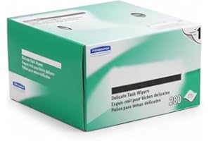 FIBAsource 280pcs Delicate Optical Fiber Cleaning Dust-Free Paper Wipes, Anti-Static Science Wipers for Fiber Optic Connector Cleaning and Maintenance