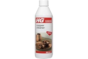HG Copper Cleaner, Natural Shine Shampoo Polish & Protector for Copper, Brass & Bronze Metal Surfaces, Gentle Anti Tarnish Care & Protection – 500ml Bottle (295050106)