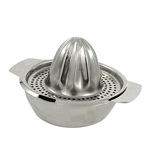 Zitruspresse Zitronen- Orangenpresse, ca. 13 cm rund, Edelstahl