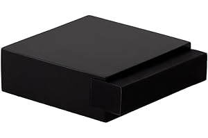 EVI Herrajes | Floor Door Stop - Square Design | 35x14 mm | Steel - Black Lacquered | Adhesive Mounting| I-197/14