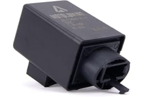 Aharon Motolumino Relay Flasher for Motorcycle | Universal 12V LED/Halogen | Compatible with Honda 3-pin connector | Flasher Relay for Indicator Turn Signal Lights | Blinker Relay | Led Flashing