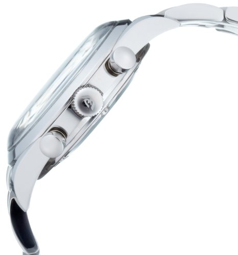 Philip Sunray Men's Quartz Watch with Black Dial Chronograph Display and Silver Stainless Steel Strap R8273908165