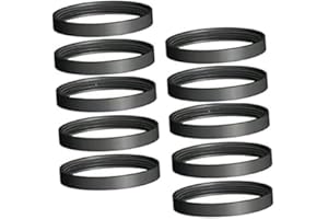 NOVA ITALF 10PZ. GUARNIZIONI D80mm SILICONICHE DI TENUTA PER TUBO CANNA FUMARIA STUFA PELLET MAX 200° (D80.mm H9 PZ10)