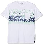 - Camiseta manga corta tejido super suave\n- Cuello redondo\n- Efecto desgastado\n- Estampado floral en el pecho\n- Bolsillo en el pecho\n- Logo en manga izquierda\n- Fit slim