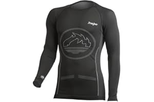 J Hayber Pro Camiseta Térmica [Climatherm®] - Hombre - Esquí, Snowboarding, Moto, Ciclismo, Futbol - Color: Negro (XL)