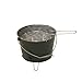 Produktbild KAMINO FLAM Grilleimer 481426 mit Grillrost und Kohleeimer, der Campinggrill hat 3 Standfüße für eine erhöhte Stabilität, durch die geringe Größe ist der Balkongrill leicht zu verstauen, der Grillrost ist vollkommen spülmaschinentauglich, die Maße des Grills betragen ca. Ø27 x 25 cm