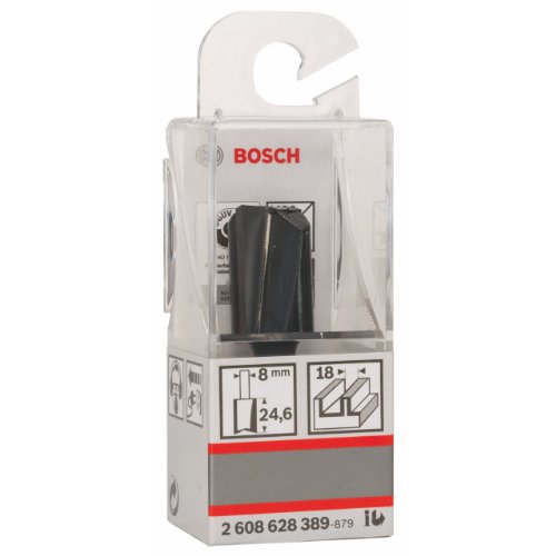 Bosch Zubehör 2 608 628 389 Nutfräser 8 mm, D1 18 mm, L 25 mm, G 56 mm - 3