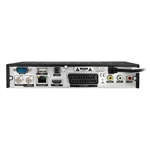 SATELLITEN SAT RECEIVER ✨ HB DIGITAL SAT DVB-S2 SET: Opticum HD Classic Plus Receiver + HDMI Kabel mit Ethernet Funktion und vergoldeten Anschlüssen ( H.265 HEVC Full HD, HEVC/H.265, HDTV, HDMI, USB 2.0, RJ45 Lan, SCART, RCA, S/PDIF, Conax Karten Leser DVB-S DVBS DVB-S2 ) - 4