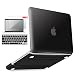 Produktbild ibenzer – 3 in 1 SoftSkin Kunststoff HardCase Schutzhülle & Tastatur Cover & Displayschutzfolie für MacBook Pro schwarz schwarz Old Macbook Pro With CD-ROM (Non-Retina)