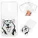 Produktbild Handy Silikonhülle für Huawei Mate 10 lite, Stoßfest Schutz Tasche Weich TPU Gel Bumper Damen Herren Etui Dünn Transparent Durchsichtige Cover Case (Hund) Kratzfest Anti Fingerabdruck