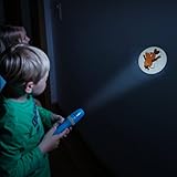 ANSMANN LED Kindertaschenlampe Projektionslampe Jungen blau Lampe und Projektor in Einem – leuchtet und projiziert Bilder an die Wand (Sendung mit der Maus) geprüfte Kindersicherheit und verbesserte Qualität - 5