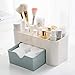 Produktbild Cosmetics Storage Box_Cosmetics Aufbewahrungsbox mit Schublade Desktop-Schmuck Make-up Hülle Hautpflegeprodukt Partitioning Dressing Box - Blau
