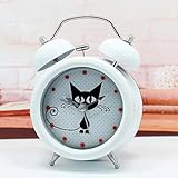 SUNNY KEY-Uhr@modernes Design nett& geheimnisvolle Katze...