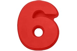 MRCHEN Pastel de Número, Molde de Pastel de Número Grande, Molde de Número, Molde de Pastel de Número 3D, Molde de Pastel en Forma de Número Adecuado Para Cumpleaños, Bodas, Fiestas