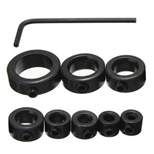 Gazechimp 8 tlg Set Tiefenanschlagringe 3 – 16 mm - 4