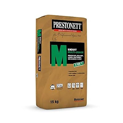 Beissier Sa Enduit multifonction poudre M blanc PRESTONETT, 15 kg