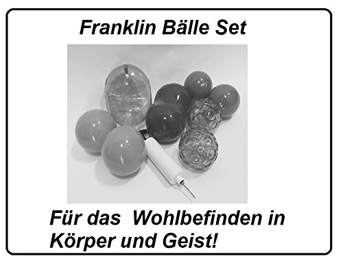 Franklin Bälle Set - Für das Wohlbefinden in Körper und Geist! ** NEU**