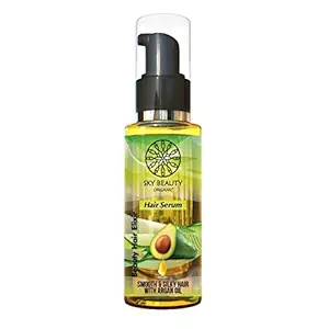Sky Beauty Organic Hair Serum Smooth & Silky Hair With Argan Oil Beauty Hair Elixir-100g