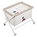 Petit Praia 50 x 80 x 72 cm Crossed Wooden Bassinet White Casitas Crudo