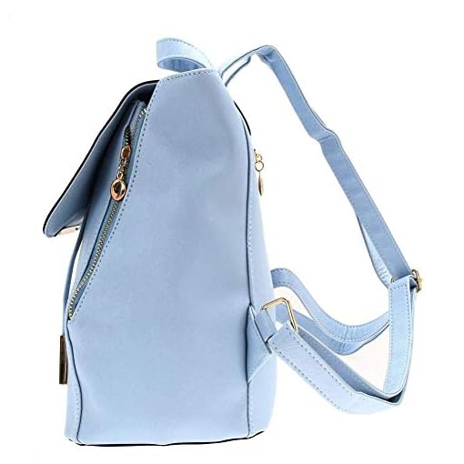 Bizanne Fashion Medium Size Girl'S Canvas Attractive College Standard Backpack (Blue) - Image 7